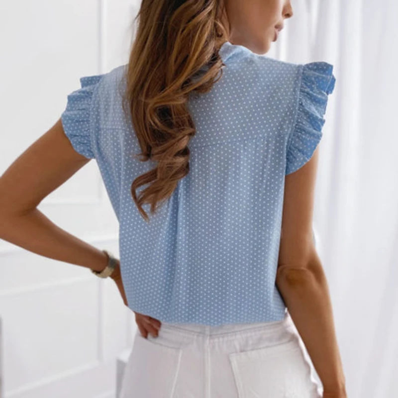 Zara Tie-Neck Blouse