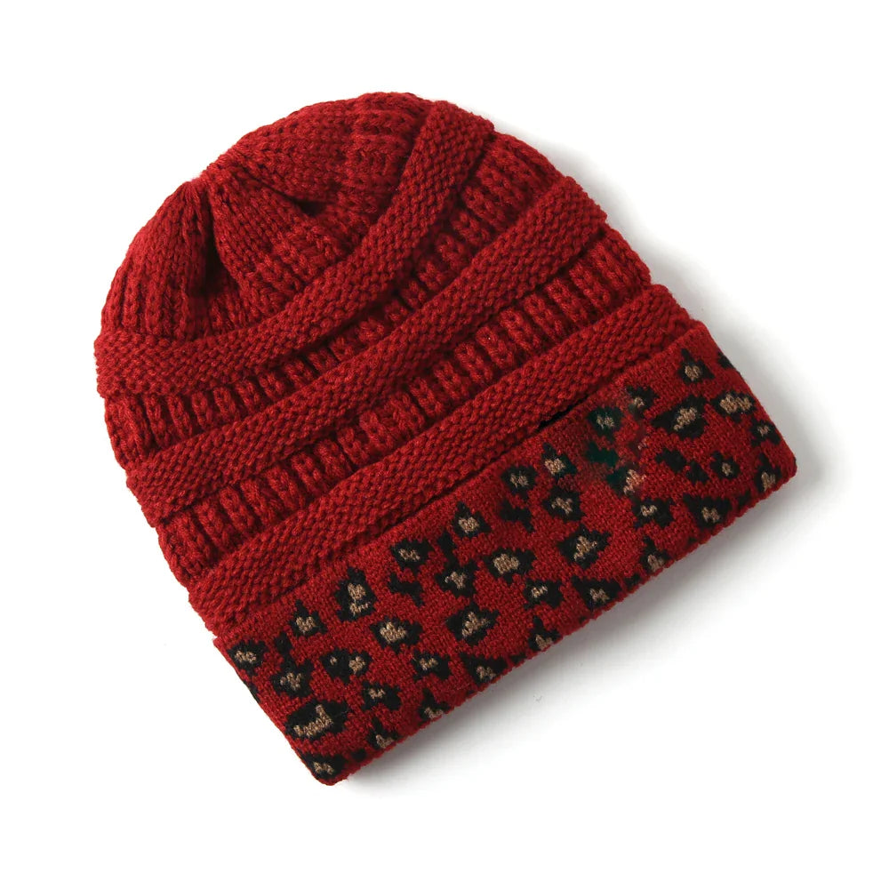 Leopard Winter Beanie