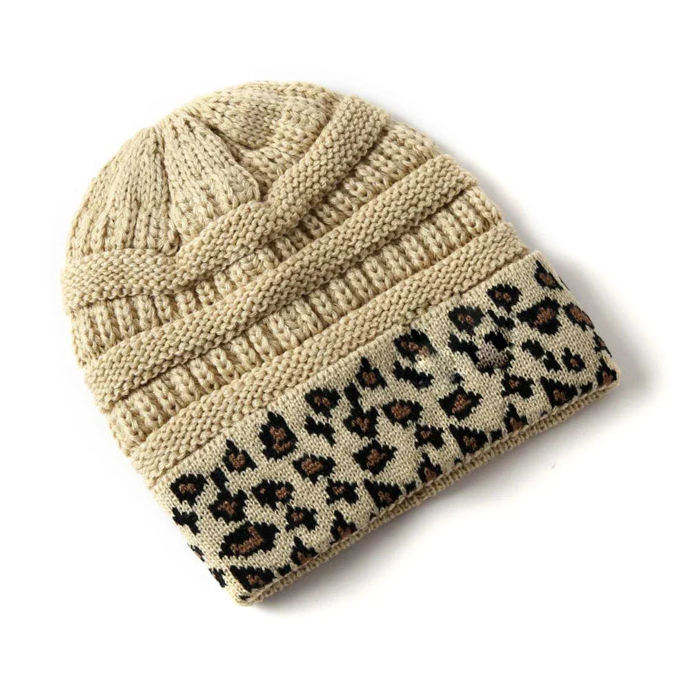 Leopard Winter Beanie