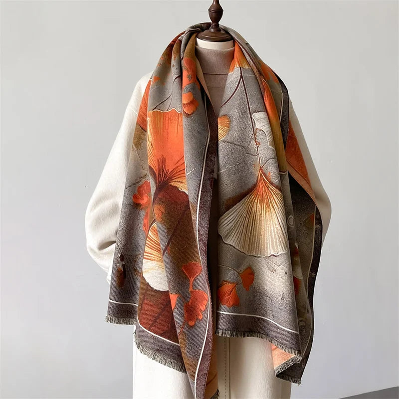 Aurora Blossom Cashmere Scarf