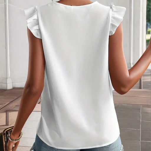Mae Lace Flutter Blouse