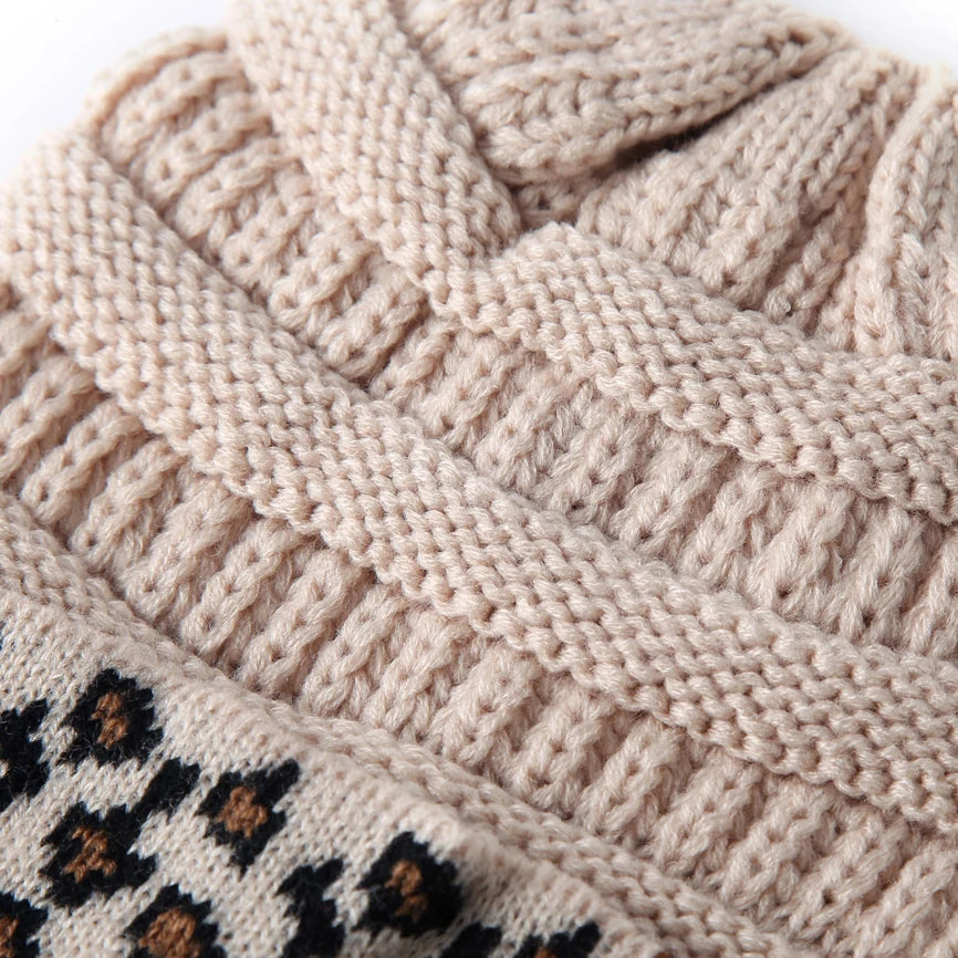 Leopard Winter Beanie