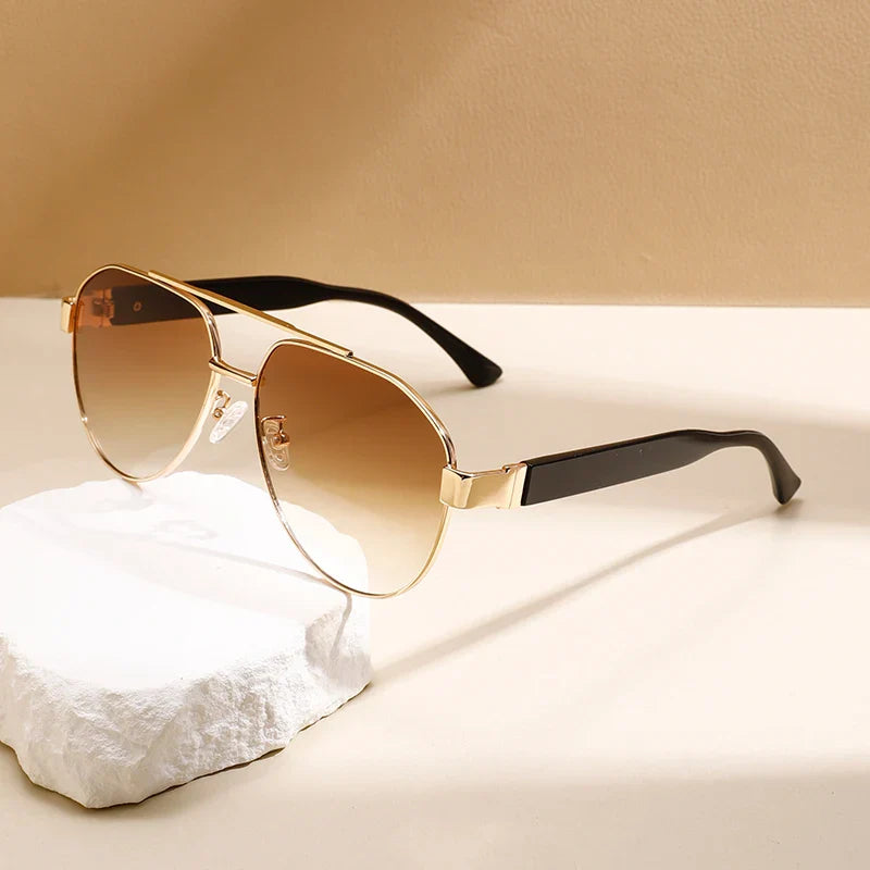 Golden Hour Aviators Sunglasses