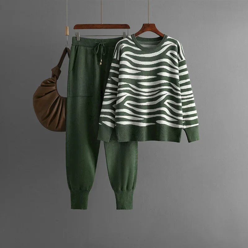 Serena Stripe Lounge Set