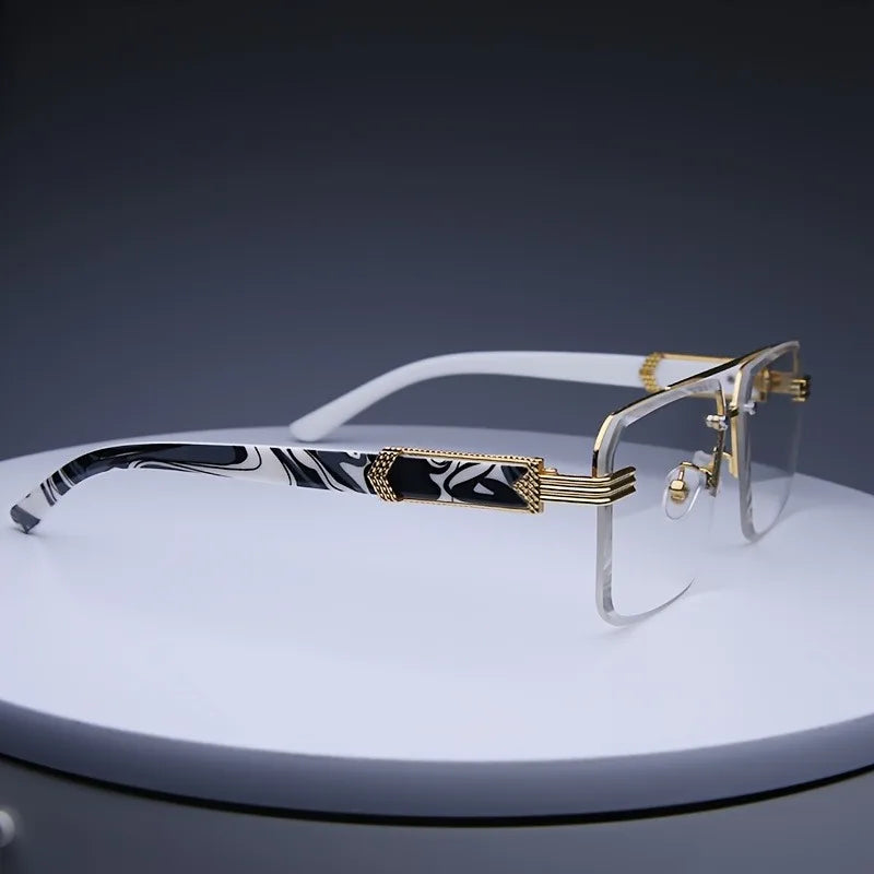 Nova Geometric Rimless Sunglasses