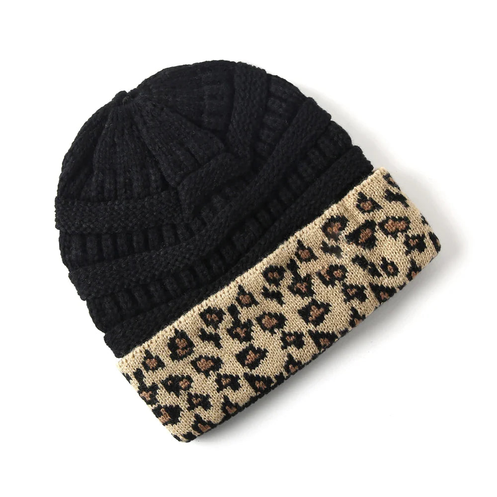 Leopard Winter Beanie