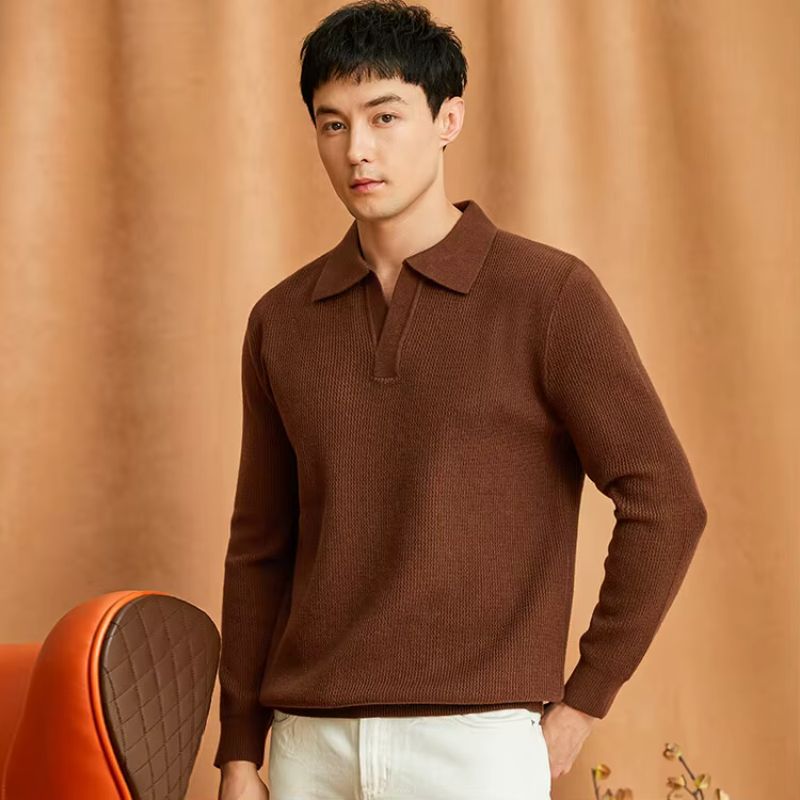 Astor Cashmere Polo Sweater