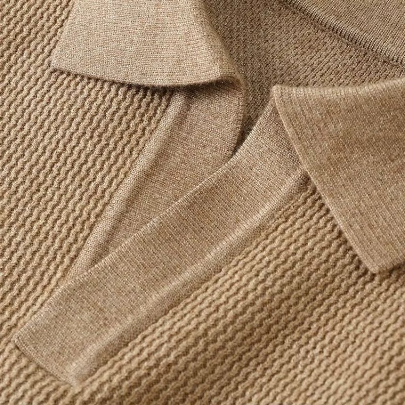 Astor Cashmere Polo Sweater