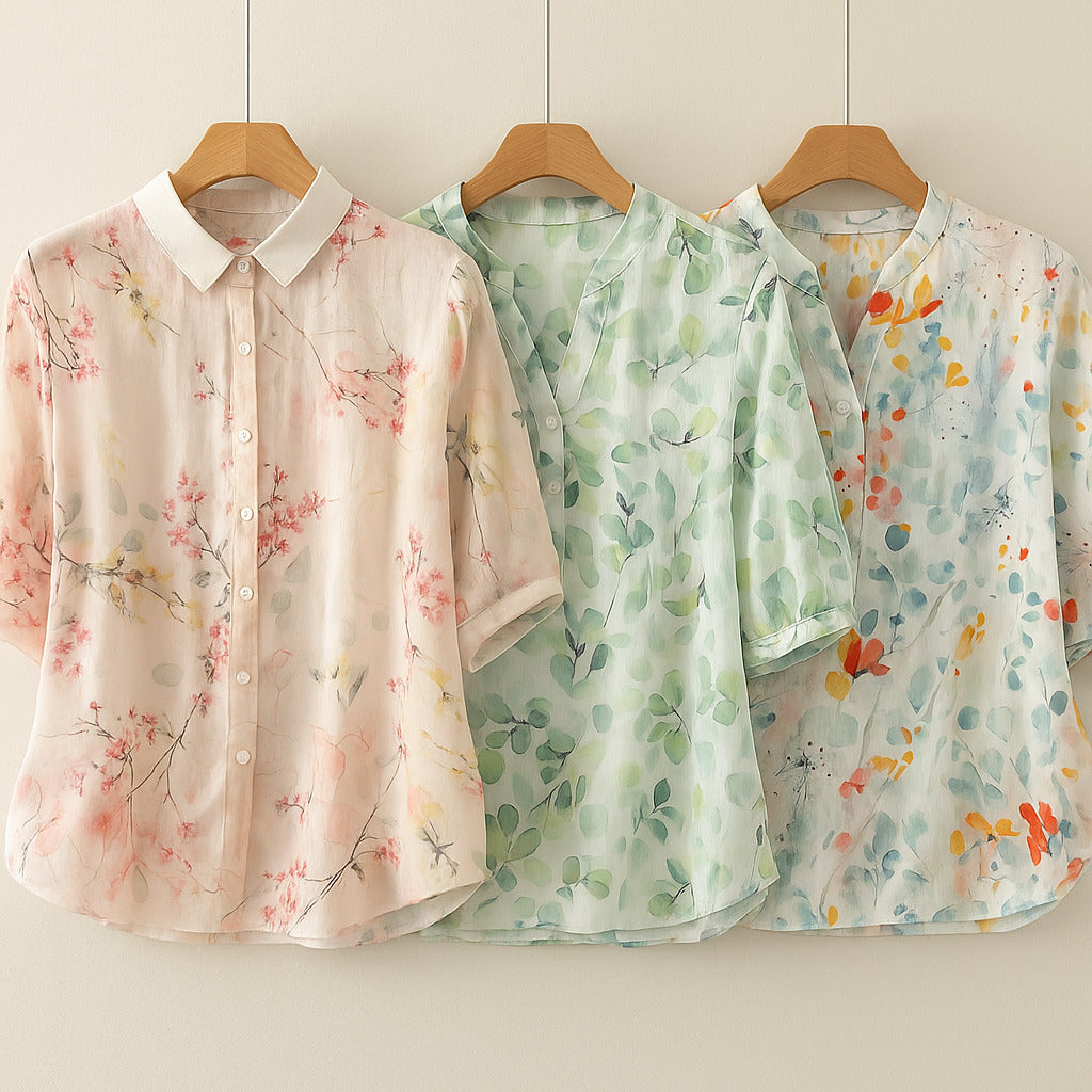 Flora Cotton Gauze Blouse