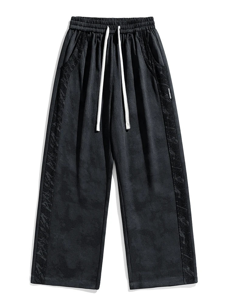 Wide-Leg Street Pants