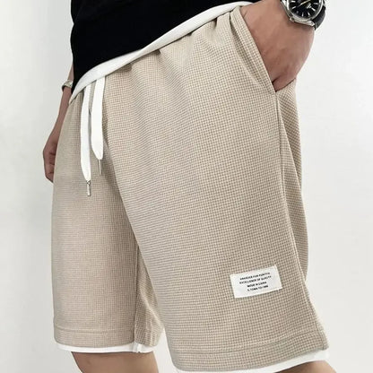 Porto Waffle Knit Cotton Shorts