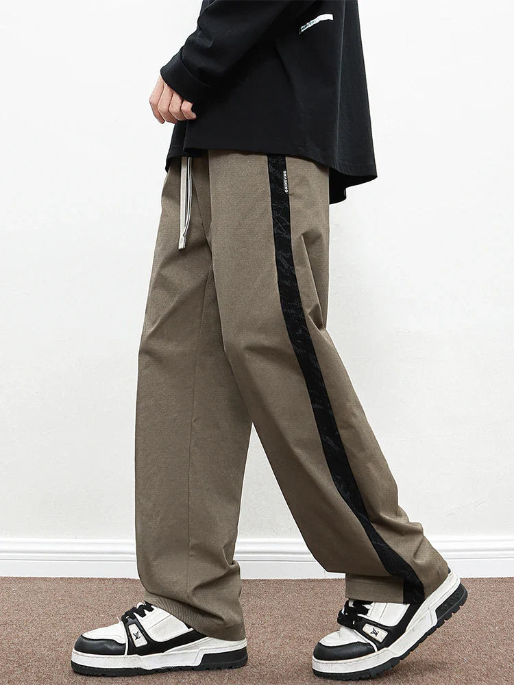 Wide-Leg Street Pants