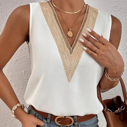Cleo Lace V-Neck Shirt