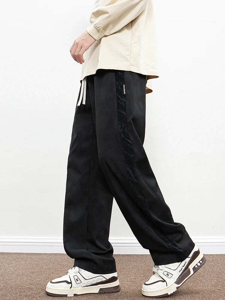 Wide-Leg Street Pants