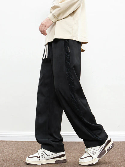 Wide-Leg Street Pants